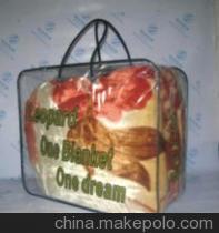 工廠加工定制PVC鋼絲包 多樣款式滿足家紡包裝需求